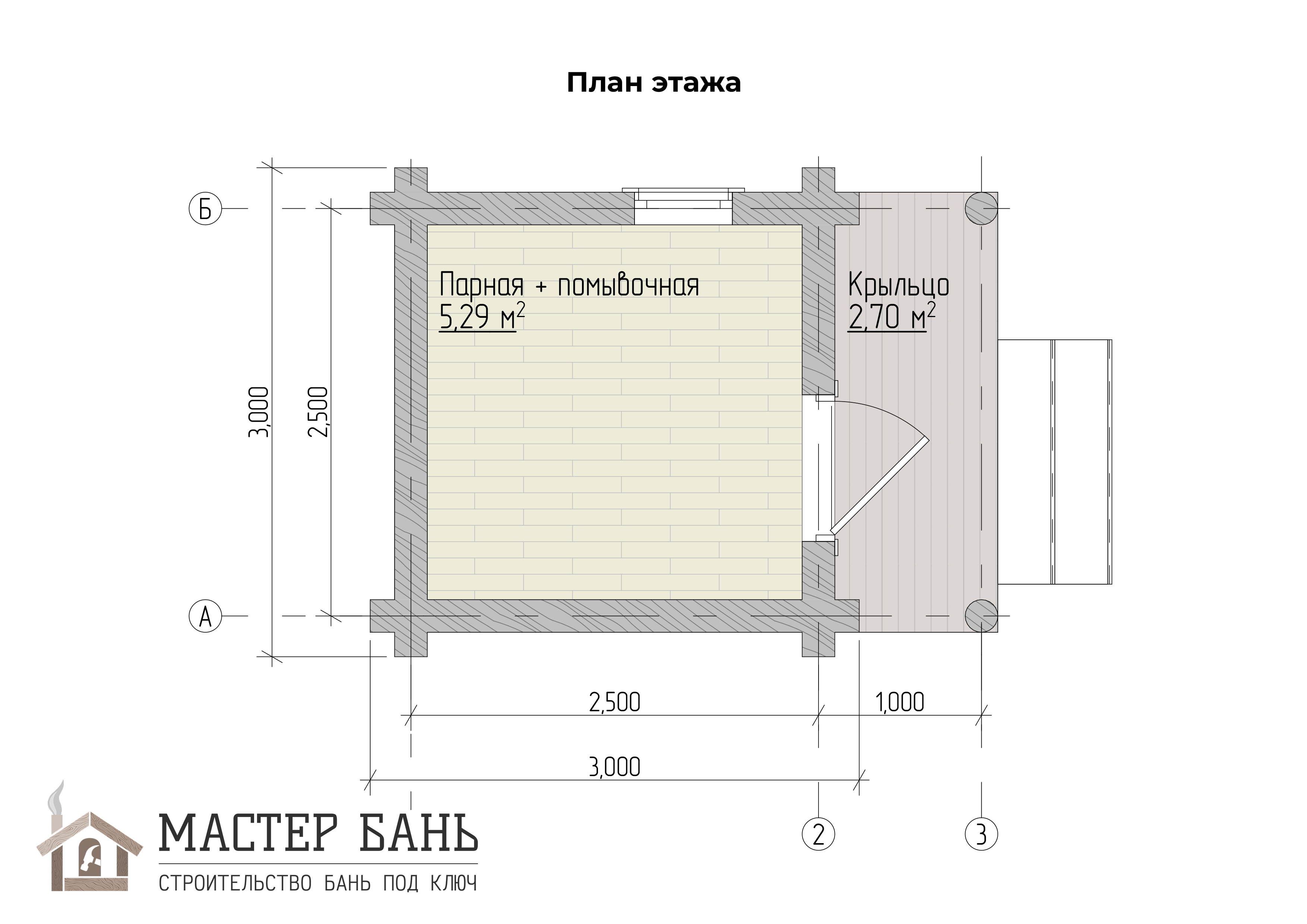 баня бревно новая